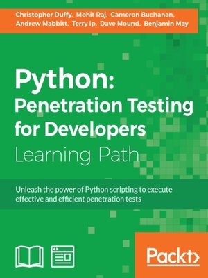 cover image of Python: Penetration Testing for Developers